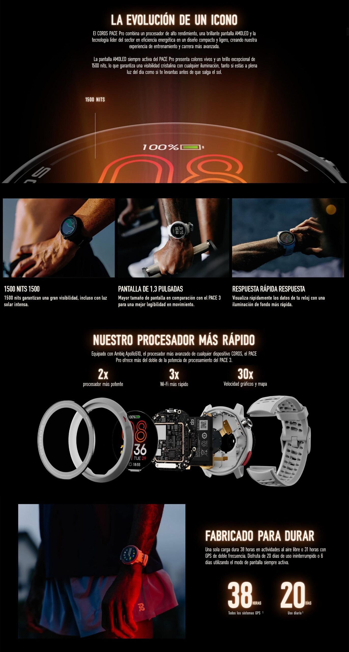 Coros reloj Pace Pro - Imagen 6