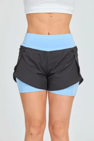 Aptitud short running c/ calza combinado - 7700