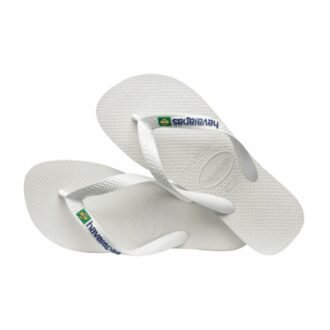 Havaianas Brasil Logo Blancas